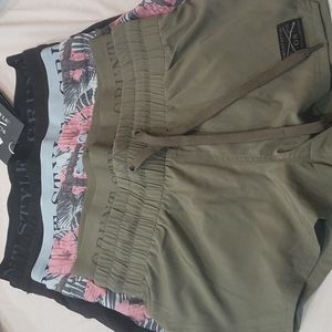 Bundle of 3 NWT Grunt Style shorts. Originally $44.95 a pair